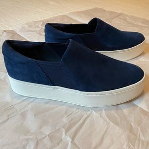 Vince Warren Suede Platform Sneakers